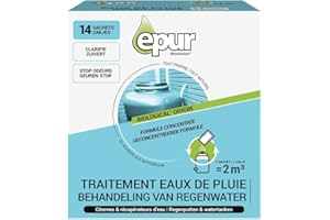 Epur - Traitement Eaux De Pluie pour Citernes et Réservoir, Formule Concentrée,14 x 40 Gr