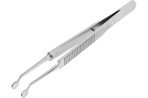 ULTECHNOVO Pinza para Expresor de Glándulas Pinza de Expresor para Párpados de Acero Inoxidable- Pinza para Glándula de Meibomio