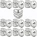 Produktbild 10 Stück Rose Herz Andenken Schmuck Box Schmuckkästchen 3D-Hohl, Metall Hochzeit Ring Box Favor Box by oneplace Geschenke