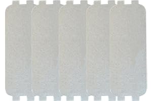 JOYSOG Copertura per guida d'onda per microonde, fetta di mica, 5 pezzi in mica, per riparare il forno a microonde, accessori per isolamento termico Galanz (12,6 x 4,6 cm)