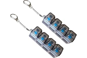 AMBEERT 2PCS Keyboard Fidget Toy, Fidget Keyboard, Fidget Keyboard, 4 Keys Keyboard Decompression Toys Keyboard Keychain Toys Finger Keyboard Caps Toy for to Relief Stress Pass the Time (4)