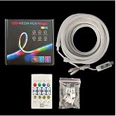 RGB Neon Led 3 Metre, Sese Duyarlı &Ccedil;ok Renkli Led Işık Şeridi