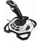 Logitech G Extreme 3D PRO Joystick, 12 Programmable Buttons, 8-way Hat Switch, Stable, Weighted Base, Rapid-fire Trigger, USB