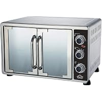 Bakaji Home Forno Fornetto Elettrico Ventilato Potenza 2200W con Doppia  Porta Luce Interna Selezioni di Cottura Temperatura Regolabile Timer e  Accessori (55 litri) : Amazon.it: Casa e cucina