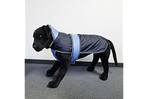 Wallace & Jones | Hundemantel Eisbär - Perfect Coat Blau-Blau Rückenlänge ca. 90cm