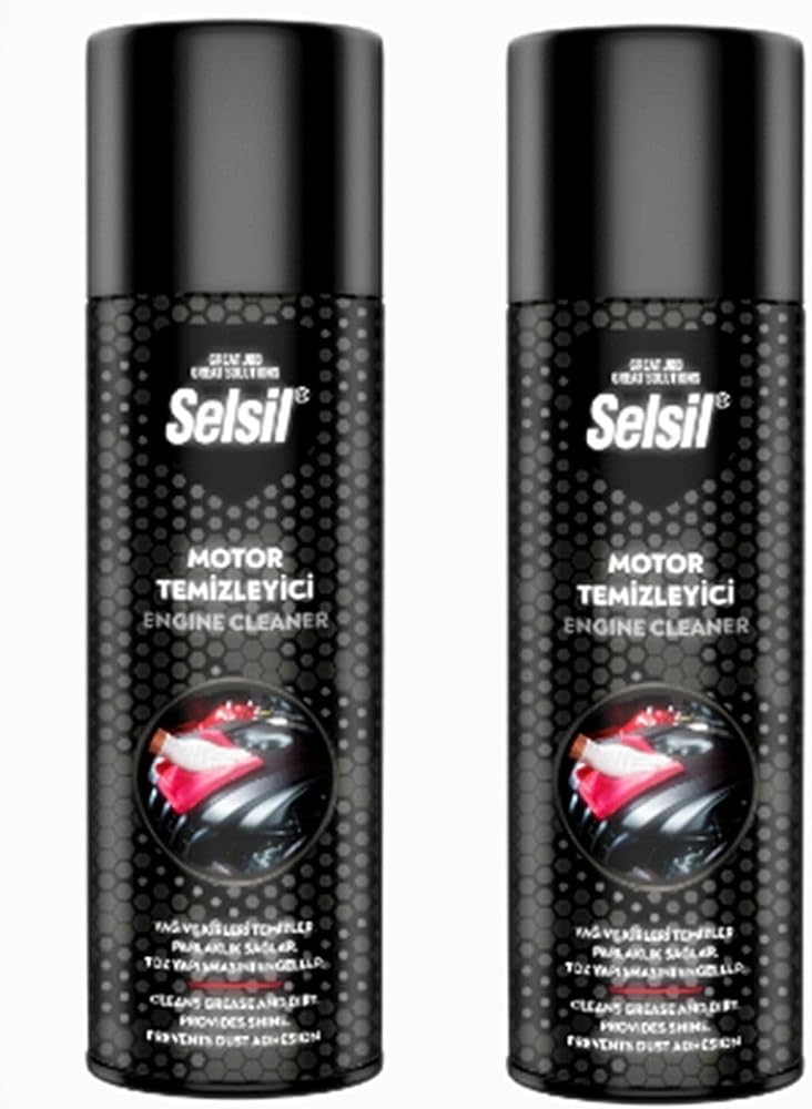 Selsil Susuz Motor Temizleme Spreyi 500 Ml X 2 Adet