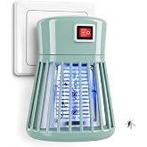 Coverzone Priz Tipi Elektrikli Sinek &Ouml;ld&uuml;r&uuml;c&uuml; Lamba, 1W G&uuml;&ccedil;, AC 100-240V Giriş, 600-800V &Ccedil;ıkış Voltajı, İ&ccedil; Mekan Kullanımı İ&ccedil;
