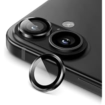 CloudValley Kamera-Objektivschutz Für IPhone 16 / 16 Plus – Gehärtetes Glas, AR+AF, 98,5% Lichtdurchlässigkeit, Ultramarin