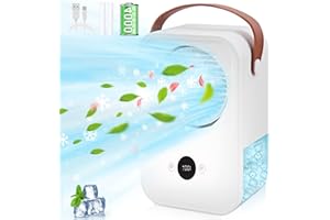 AUDOR Portable Air Conditioner with Aromatherapy 4000mAh, Portable Air Cooler Fan 4 in 1 Mini Air Conditioning Unit 4 Speed 650ML Water Tank Quiet, Air Purifier Humidifier Evaporative Conditioners for Home