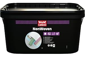 CASCO - Vägglim non-woven - Casco NonWoven - Vit - 5L | För non-woven, pappers- och glasfibertapeter - Appliceras direkt på vägg eller tapet - Flera appliceringsmetoder