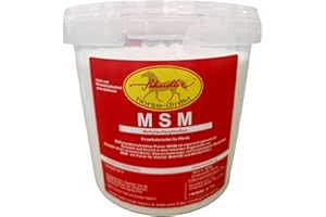 Scheidler horse-direkt MSM 1500 g Eimer (Methylsulfonylmethan) organischer Schwefel, hochrein, 34% Schwefel für Pferde, Ponys - inkl. Messlöffel