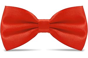 AHLPO Elegante Herren Fliege - Hochwertig, Mit Haken Verstellbar, Fliege Anzug für Hochzeit Party Feiern Büro Geschenk, Fliegen für Herren Damen Jungen, Fliege Schwarz