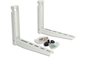 La Ventilazione EPSS420 Uniwersalny wspornik ścienny do jednostki zewnętrznej klimatyzatora 420 x 400 mm, biały