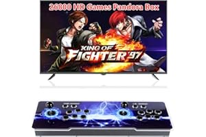 Zmmyuluo Arcade Games Console 26800 Games in 1 Retro Game Machine, Pandora's Box 1280X720, 3D Games, Search, Save, Hide, Suspend, Supports Up to 4 Players Pandoras Box(Thunder)