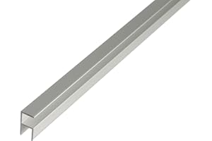 GAH-ALBERTS Alberts 030609 Cornière | à autoserrage | Aluminium anodisé, couleur argent | 1000 x 12,9 x 24 mm