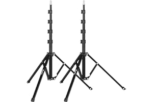 TARION Profesjonalny stojak na oświetlenie studyjne, 180 cm, składany stojak na zdjęcia, aluminiowy, kompaktowy stojak oświetleniowy do fotografii, reflektora, parasola, softbox, Ringlight FLS-18