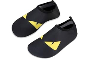 WATELVES Kids Beach Swim Shoes Water Sport Shoes Barefoot Skin Boys Girls Baby Non-Slip Quick Dry Barefoot Aqua Socks Pool Surfing Garden