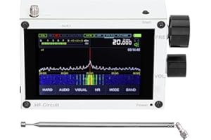 Lairun Récepteur Radio Malahit SDR 50KHz-2GHz, Récepteur Malahit DSP SDR avec écran Tactile 3,5'', Récepteur Radio Défini par Ondes Courtes Malahit SDR, Contrôle du Rétroéclairage de L'écran