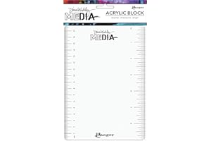 Dina Wakley Media Stamping Block 5"X7", One Size