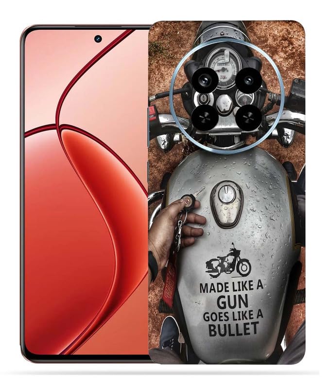 OggyBaba Bullet Quote Realme P1 5g Mobile Back Skin Rear Screen Guard Protector Film Wrap (Coverage - Back+Camera+Sides)