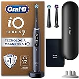 Oral-B Spazzolino Elettrico Ricaricabile iO 7N, Sensore di Pressione, Display Interattivo, Intelligenza Artificiale, 3 Testin