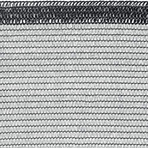 Tenax 1A140068 Soleado Glam Malla Tejida de ocultación de Color Gris Claro