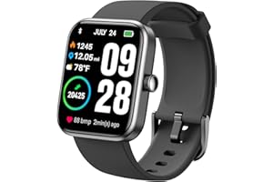 TOZO S2 Smartwatch, 1.69" Reloj Inteligente Hombre Mujer, Smartwatch Hombre Mujer con DIY Esfera Reloj Impermeable