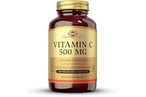 Solgar Vitamina C 500 Mg Cápsulas Vegetales, Pack of 100
