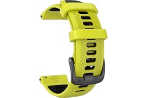 ISABAKE 22mm Pasek do Forerunner 255 Music/Forerunner 265, Silikonowy Pasek z Szybkozłączką do Garmin Venu 2/Vivoactive 4/Samsung Galaxy Watch 3 45 mm