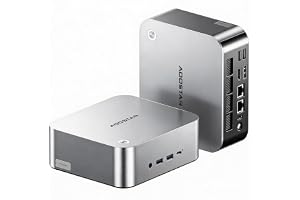 AOOSTAR MACO Mini PC AMD R7 PRO 6850H (8C/16T upp till 4,7GHz) 24GB LPDDR5 RAM + PCIe4.0 SSD, OCuLink/2xUSB4/2x2, LAN/4K Quad-Skärm/Fingeravtryck, W11 Pro, Mini Computer för gaming och kontor