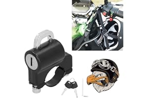 CUTIOLLY Zamek do kasku motocyklowego, antykradzieżowy, zamek zabezpieczający przed kradzieżą, kask motocyklowy, uniwersalne zapięcie do kasku motocyklowego, zamek bezpieczeństwa, akcesoria