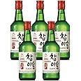 Jinro Chamisul Classic Soju Alc 20.1% by Vol. 350ml (Pack of 5)