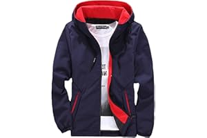 ZYPAINIY Chaqueta Impermeable Hombre con Capucha Detalles Reflectantes - Cortavientos Hombre Resistente Ligero Deporte Running Plegable - Poncho Chaqueta Lluvia Nieve Hombre Impermeable Viaje Fluo Invierno