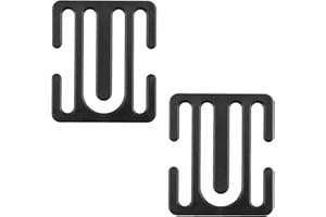 TOALUEA Pack of 2 Car Seat Belt Clip, Universal Seat Belt Adjuster for Car, Truck, SUV, Plane, Shoulder Strap Adjuster, Belt Buckle Clip for Neck, Shoulders, Relaxing