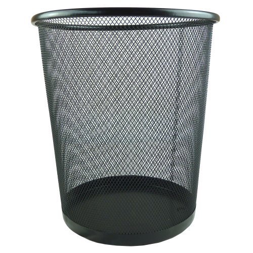 Circular Mesh Bin (Black) by We Search You Save