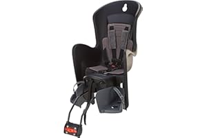 PROPHETE Polisport Bilby Rs Siège vélo enfant, noir, taille unique