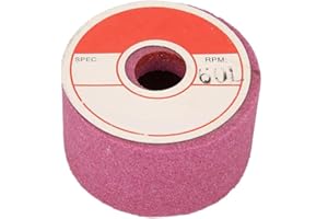 Vobor Topfscheibe - Korund-Schleifscheibe Keramik-Korund-Topf Typ 75 * 40 * 20mm 46/120 Körnung(Chromkorund 46# (rot))