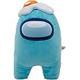 YuMe Among Us Official 12 Inch Plush with Accessory Cyan with Egg Hat 10917, 10910_10917