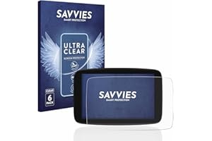savvies Protector Pantalla para TomTom Go Expert 7" (6 Unidades) Película Ultra Transparente