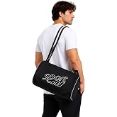 Erkek Spor &Ccedil;antası Silindir Model Omuz Askılı Fitness ve Seyahat &Ccedil;antası Tarz4ZH4HA6 (Siyah)