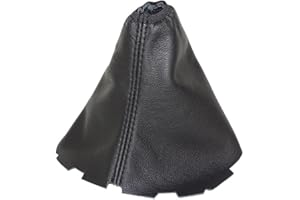 The Tuning-Shop for Toyota AURIS E150 2006-2012 Gear Stick Gaiter Black Leather