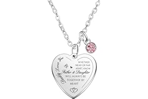 Ghloyza Fathers And Daughters Gift Daughter Birthday Gifts Daughter Gifts From Dad Daddy Long Distance Necklace Gift For Daughter Graduation Gifts