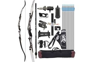 surwolf Archery Recurve Bow 66" 68" 70" Archery Competition Recurve Bow 12-40 lbs Target Recurve Bow Takedown Recurve Bow Hunting Bow