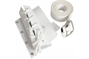 COOLCHANGE Cosplay cinturón de Espada de Zenitsu para los Fans de Kimetsu no Yaiba | Blanco