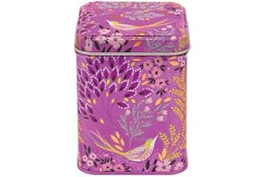 Elite Gift Boxes Sara Miller New Havali 100 g rosa uccelli e foglie di latta quadrata, 75 x 75 x 93 mm