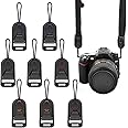 KASESSS 8 Pcs Camera Strap Quick Release Adapter, Universal Rapid Connectors, Strong Peak Design Anchor Links Buckle Replaceable Clips for DSLR Digital Cameras