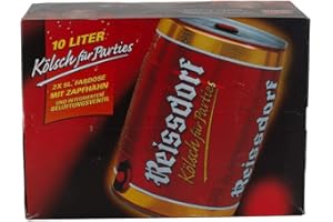EBANEY 2 Fässer a 5,0 Liter Reissdorf Kölsch Partyfass Dose Bier 4,8%