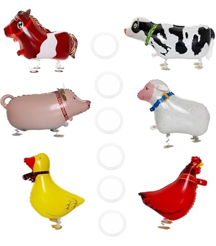 Feestdecoratie en ballonnen voor een boerderijfeest – Happy Happenings