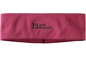‎JACK WOLFSKIN Jack Wolfskin Unisex Children's Real Stuff Headband K Headband, Dark Fuchsia, Standard