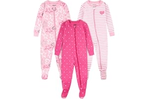 Huggies Little Hugs Kapcie dla niemowlęcia/dziecka Niemowlęta - dziewczynki Huggies® Snug Sleep Coveralls (3-pack)
